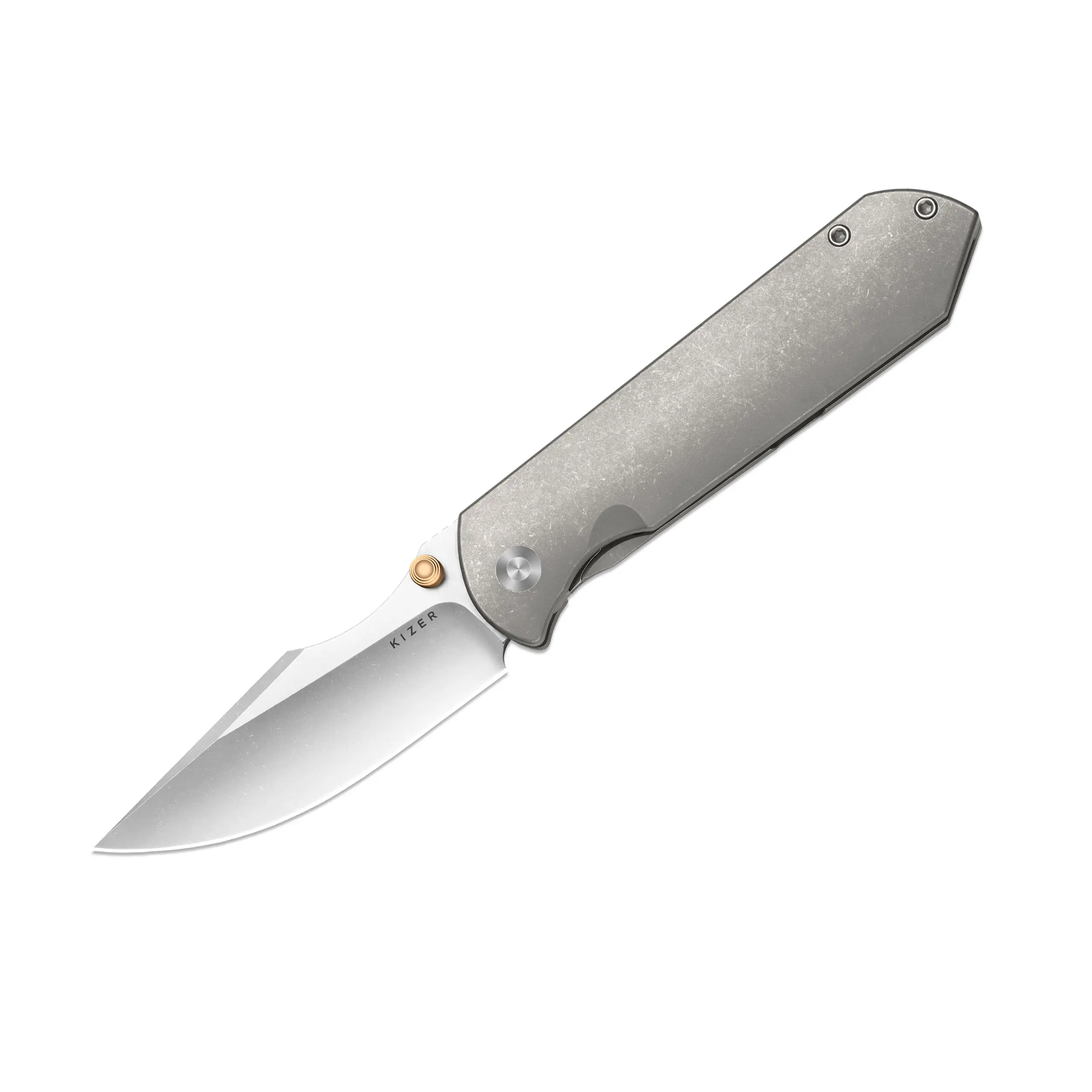 Kizer Harpoon Fold Elmax High Quality Steel Titanium Outdoor Camping EDC Ki4784A1
