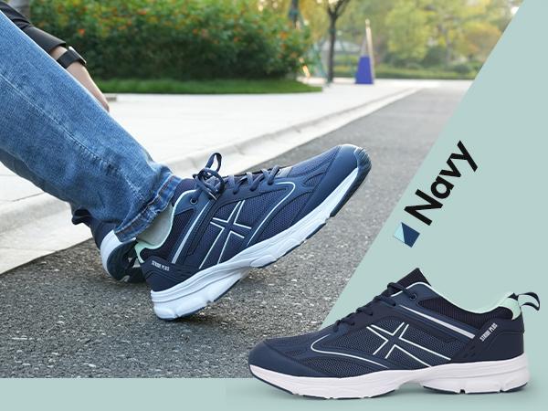 Hawkwell Men's Big Size Plus Size Casual Lightweight Walking Sneakers Sports Shoes