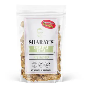 Sharay's Ghana Style Brittle - Pistachio Vegan Gluten-Free Natural