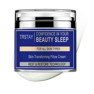 Trstay Overnight Skin Restoring Pillow Cream, for All Skin Types, Rest & Repair Technology, Smoother Skin After One Night, Softer After One Week