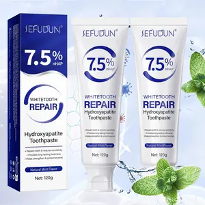 Hydroxyapatite Toothpastes, 2 Counts Gentle Mint Flavor Toothpaste for Enamel Protection, Brightening Teeth, Daily Oral Care Product for Men & Women, Dailyoralcare, Toothpaste Set, Dental Care Toothpaste