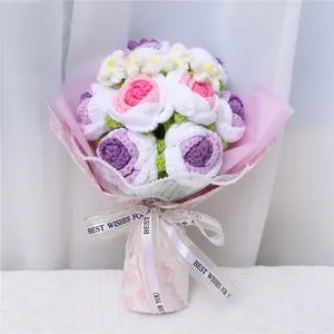 Gradient Color Rose Bouquet, Perfect Gift for Wife, Valentine's Day and Anniversary Present, Elegant Floral Arrangement