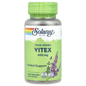 Solaray True Herbs, Vitex, 400 mg, 100 VegCaps