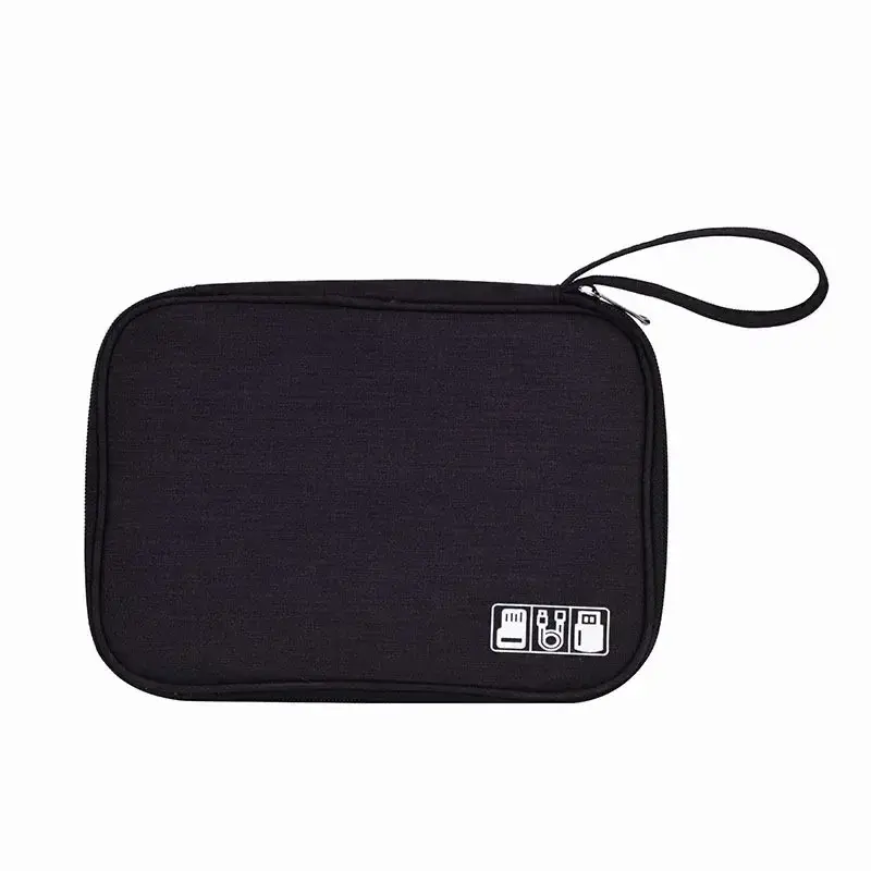 Portable Cable Digital Storage Bags Organizer USB Gadgets Wires Charger Power Battery Zipper Cosmetic Bag Case Accessories Item