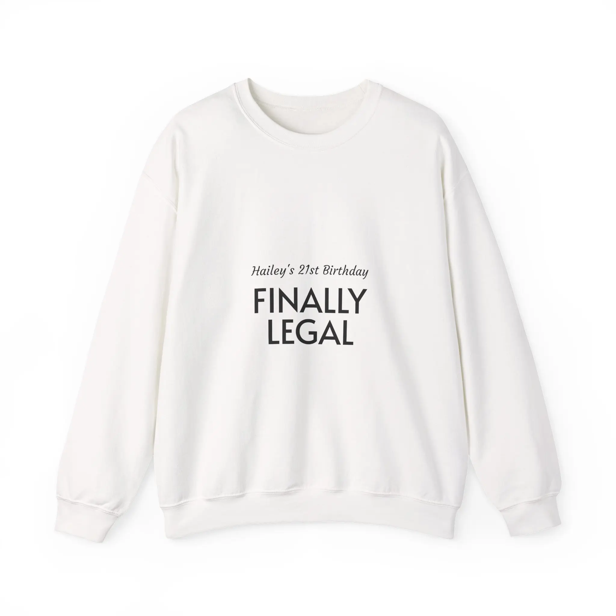 Gildan Unisex Heavy Blend™ Crewneck Sweatshirt 18000 - 50/50 Cotton-Polyester, Soft & Durable, Print-Friendly, Ethically Grown US Cotton, OEKO-TEX Certified