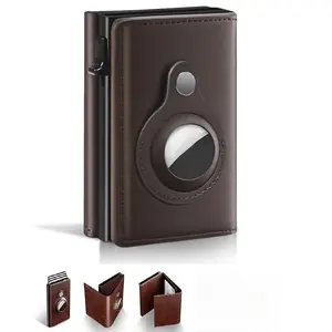 Men's RFID-Blocking Business Card Holder – Slim Durable Wallet, 9-14 Card Capacity | ID Window, Trendy Mini Purse Gift for Boyfriend