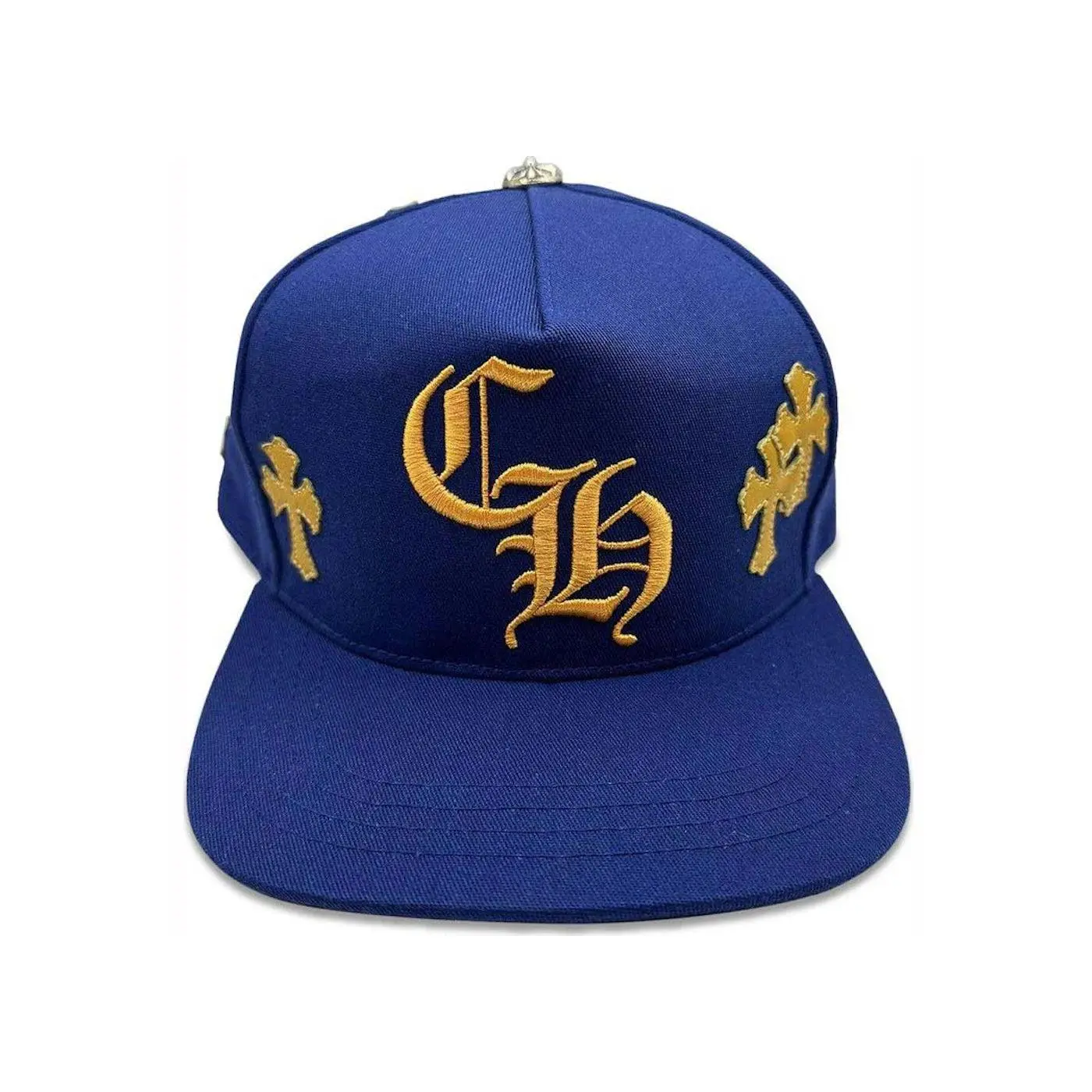 Chrome Hearts Cross Patch Cap Blue/Yellow