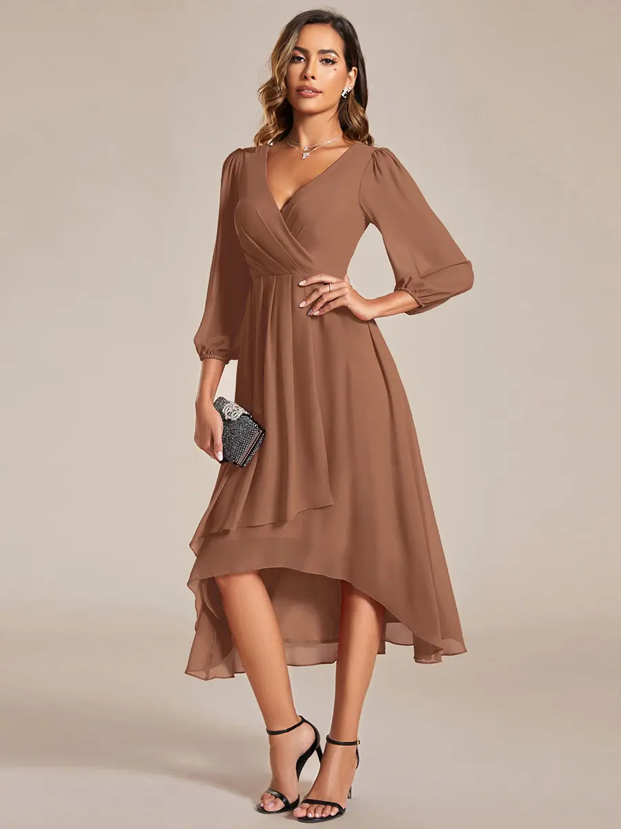 knee length dresses for ladies Ribbed Bodycon Midi Dress