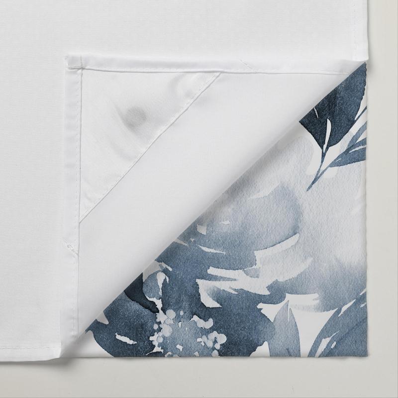 Floral Printed Shower Curtain, 1 Count Waterproof Shower Curtain with Removable Liner, Bathroom Decor Supplies for Home Hotel Salon Dormitory, Bathroom Decoration Accessories