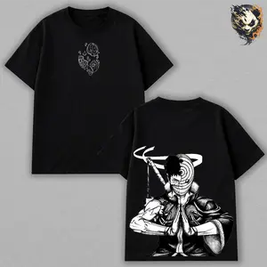 Obito Uchiha Soft Comfort Tee – Naruto Shippuden Anime Shirt, Ten Tails Jinchuriki War Arc Power Breathable Premium Fabric Clean Minimal Design, Broken Hero Aesthetic Relaxed Unisex Fit Everyday Wear Gift