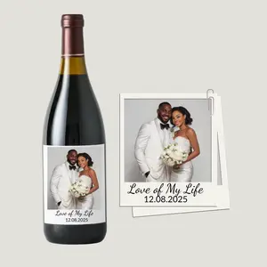 Personalized Photo Wine Bottle Labels Personalized Photo Wine Bottle Labels