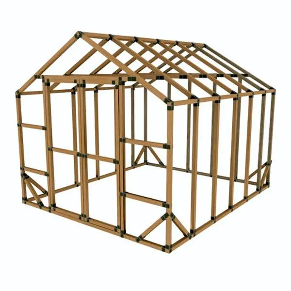 10x12 DIY Standard Storage Shed Kit