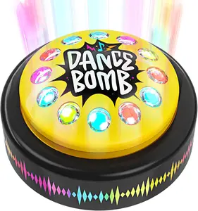 KNUCKLHEAD Dance Bomb Party Button with 30-Second Music & Glow for Instant Dance Breaks Perfect Gift for Parties and Gatherings