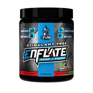 eFlow Nutrition | ENFLATE Stim Free Pump & Focus - Nootropic Formula | 30 Servings