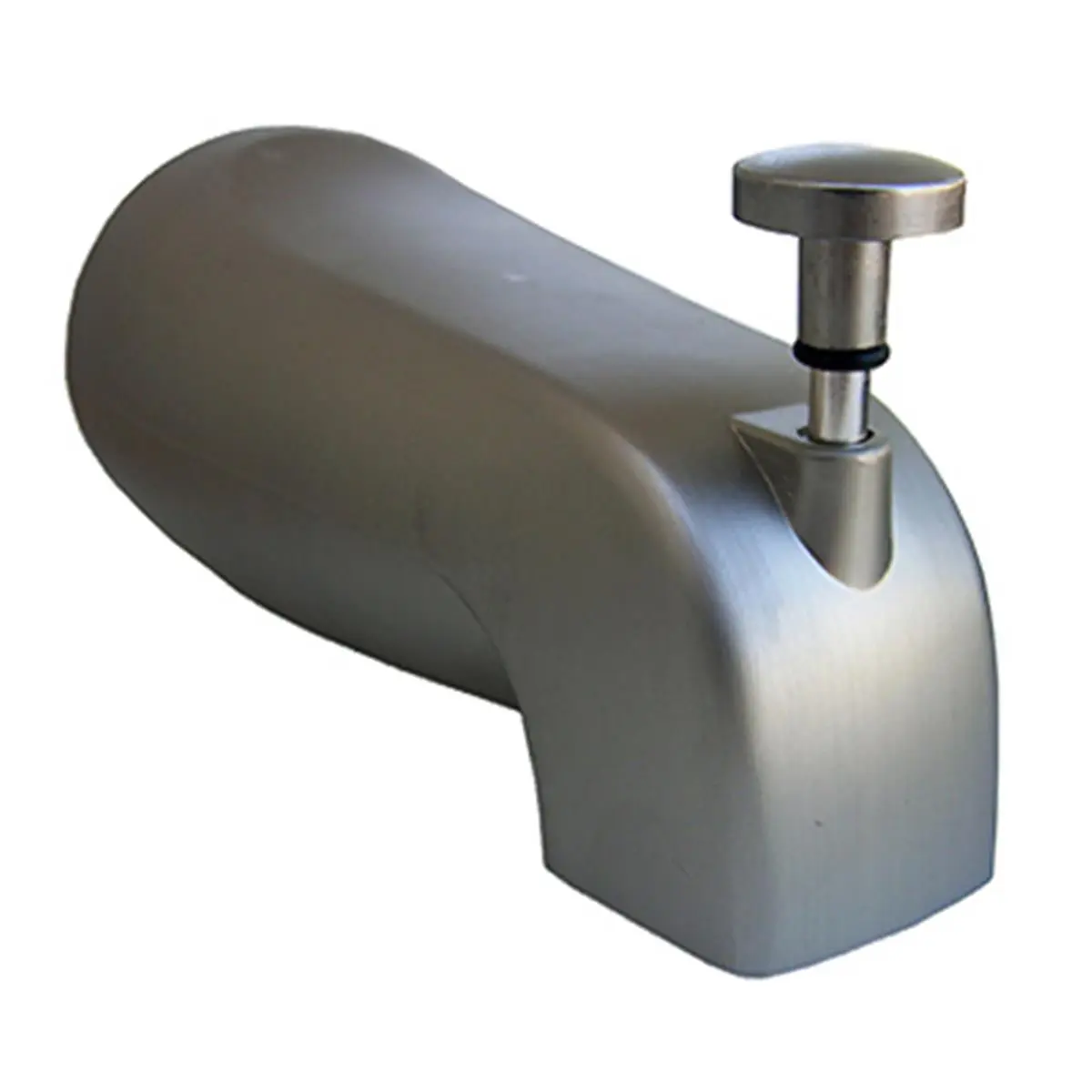 212 MAIN Universal Style Bath Tub Diverter Spout, Satin Nickel Finish, Faucet Attachment
