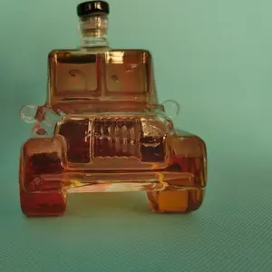 Unique Car Whiskey Decanter, Creative Glass Liquor Bottle, Great Gift Choice, Home Bar Display, Novelty Jeep Style, Ideal Gift for Him