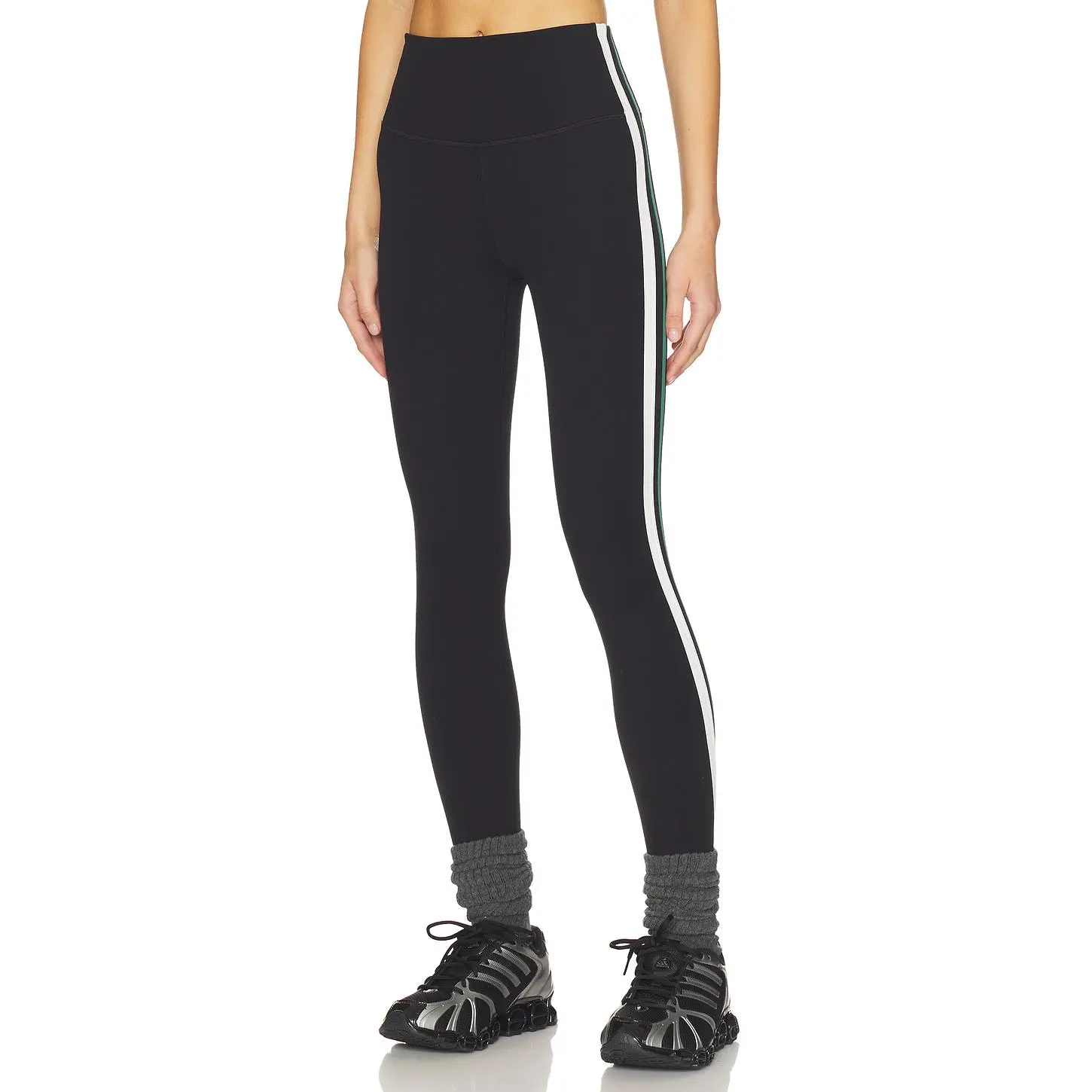Splits59 Bianca High Waist Rigor 7/8 Legging in Black & White