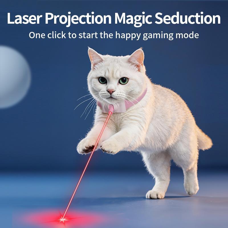 [Buy 1 Get 1 Free] Smart Automatic Laser Cat Collar – Infrared Interactive Toy with LED Light. Sparks Your Cat’s Curiosity – The Perfect Self-Moving Playmate for Endless Fun.