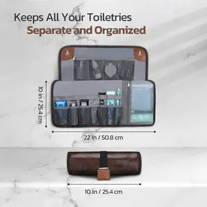 illumiwave Men's Portable Reel Wash Bag Travel Buggy Bag
