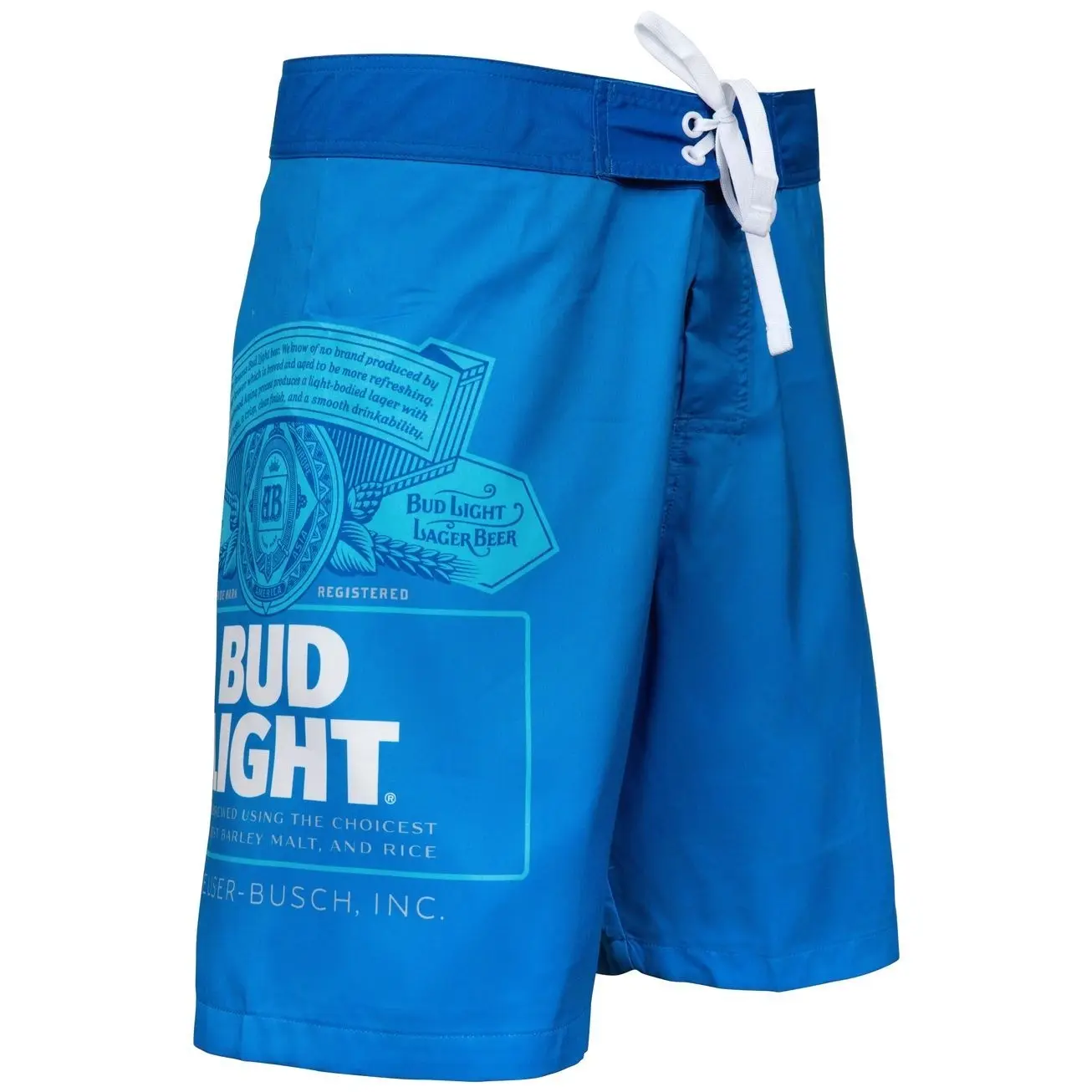 Bud Light Label Board Shorts WearYourBeer IQG