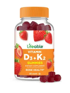 Lifeable Adults Vitamin D3 K2 Gummies, 60 count