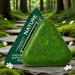 Natural Plant-Based Triangle Shampoo Bar，Gentle Daily Cleansing To Keep Scalp Fresh & Comfortable