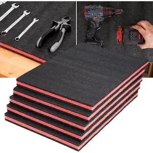 5 Pcs Tool Box Foam 16x12x1 Inch, Tool Box Liner and Organizer, Cuttable Polyethylene Sheets, Kaizen Foam for Tool Shadow in Cabinet Drawer