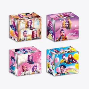 Hunter Gatherer Collection Card Blind Box, Flashcard Cartoon Animation Virtual Idol Collectible Trading Cards, Random Game Card Style