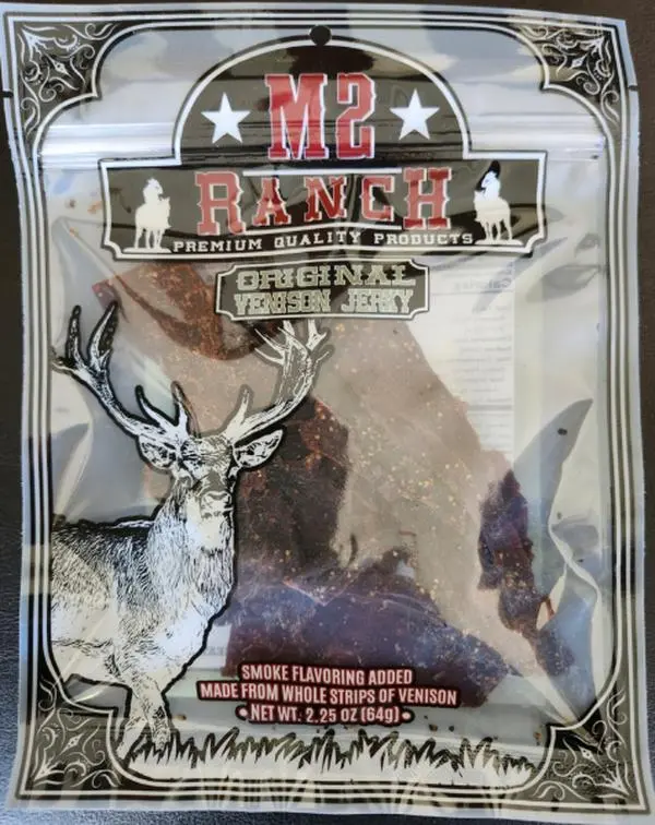 M2 Ranch Venison Jerky - Original flavor