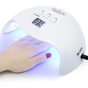 Gel UV LED Nail Polish Lamp, Nail Dryer 40W LED Light with 3 Timers Professional for Nail Art Tools Accessories for Gifts for Women, White