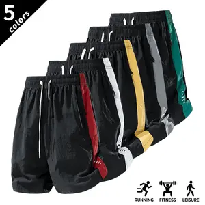 Men’s 3-Pack Summer Sports Shorts, Quick-Dry Lightweight Breathable Fabric, Reinforced Zippered Pockets, Drawstring Waistband, Lightweight and Comfortable, Casual Loose Fit, Suitable for Running, Fitness, Cycling, Basketball, Tennis, Outdoor Sports and Ca
