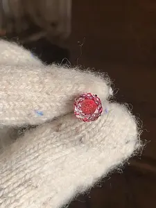 WANGXY Rose Cut for Women Flat Bottomed Threaded Stud Earrings 6MM Ear Shaft | Medical Grade Titanium Suitable For Ear Cartilage/Cochlea - Comfortable To Wear While Washing Or Sleeping No Need To Remove