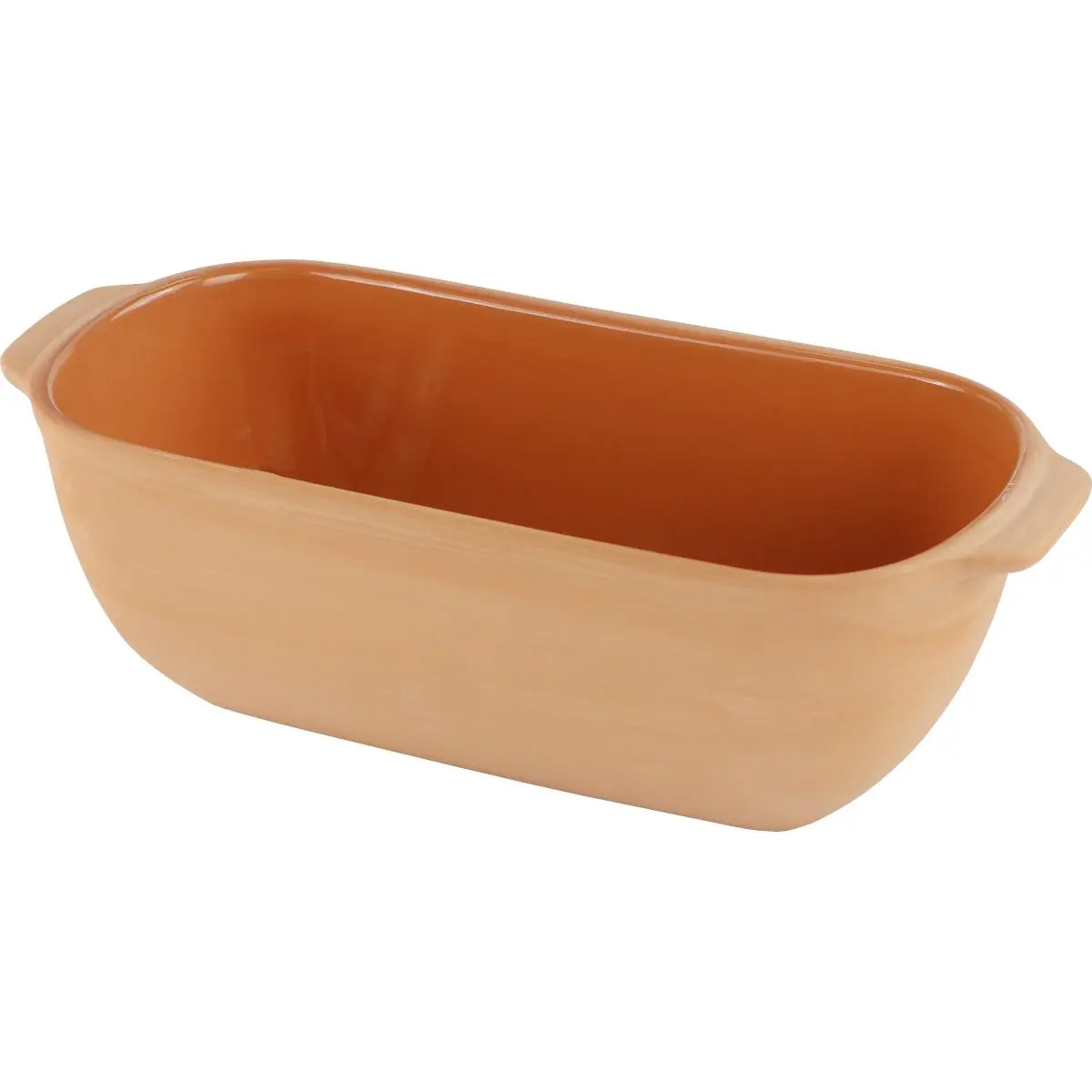 Eurita Clay Loaf Pan, 2 qt, Oven-Safe, Dish-Washable Kitchen Bakeware Baking Tin