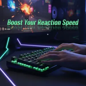 Hall Effect Magnetic Keyboard Switches, Ws Dash He Magnetic Linear Switches with Pom Stem, Pre-Lubed Easy Installation Key Switches