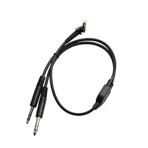 GA Twin Plug Cable for Lightspeed XL Series Aviation Headsets