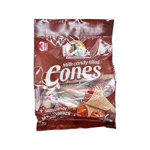 Las Sevillanas Milk Candy Filled Cones – Conos Rellenos de Cajeta, 3-Pack, Dulce de Leche, Mexican Candy, Dulces Mexicanos