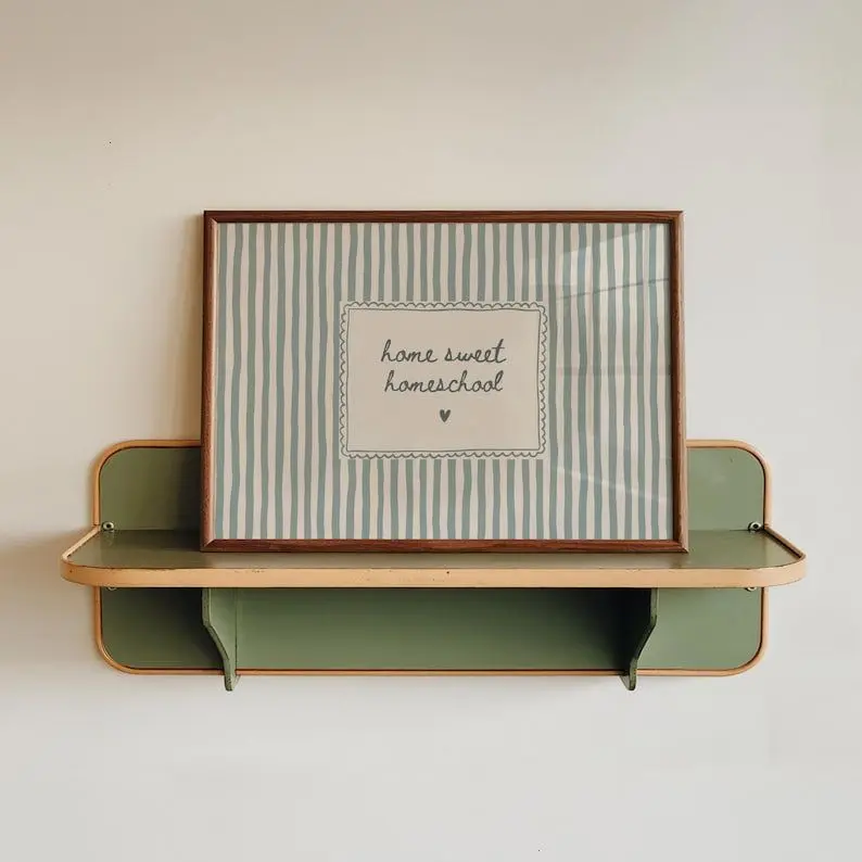 Home Sweet Homeschool Print, Homeschool Decor, Homeschool Room  - [No Frame]