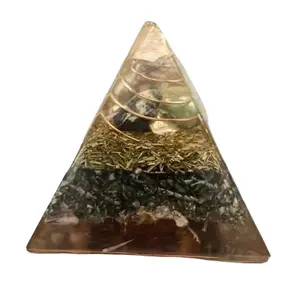 Handmade Rose Quartz Orgone Pyramid | Love & Heart Energy — Large