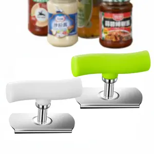 Jar Opener 2026 New Adjustable Multi-Lid Can Opener for Weak Hands - Ergonomic Non-Slip Grip, One-Hand Operation, Opens Bottles Cans Jars Effortlessl