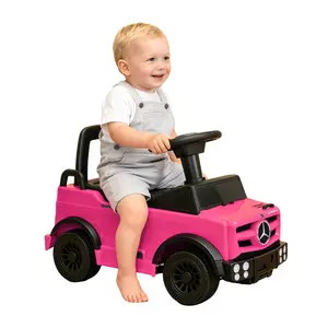 Kids Push Car, Mercedes-Benz Unimog Licensed Ride-On Toy with Anti-Slip Wheels & Bumper Guards for Safe Indoor/Outdoor Play