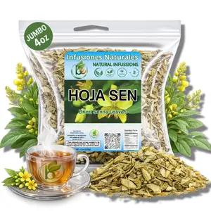 VIRAL Hoja de Sen Té (Senna Leaf Tea Natural) Net Wt. 4 oz (113g) - 100% Natural, Vegan