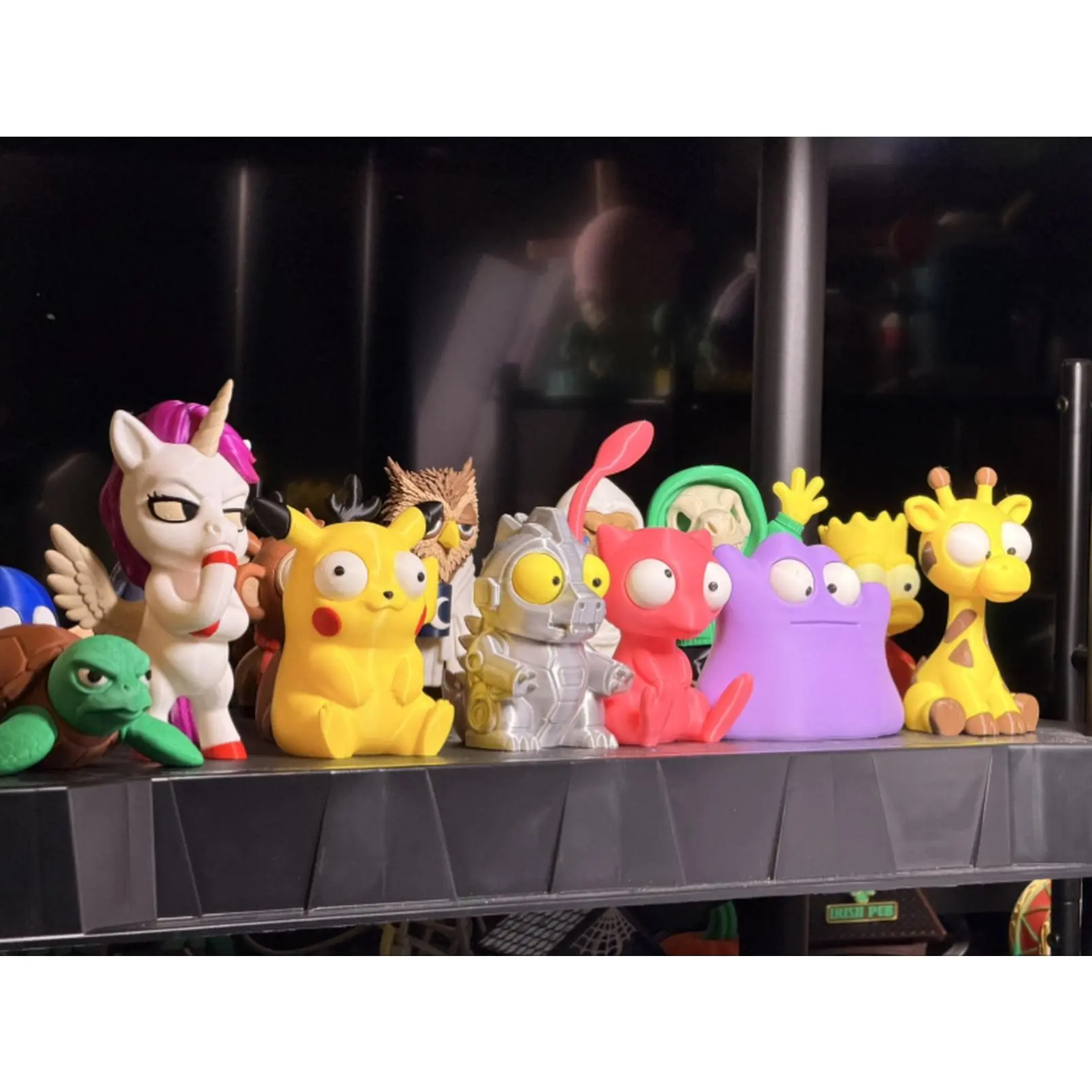 3D Printed Figures with Movable Eyes - Collectible Toys for Kids and Adults
