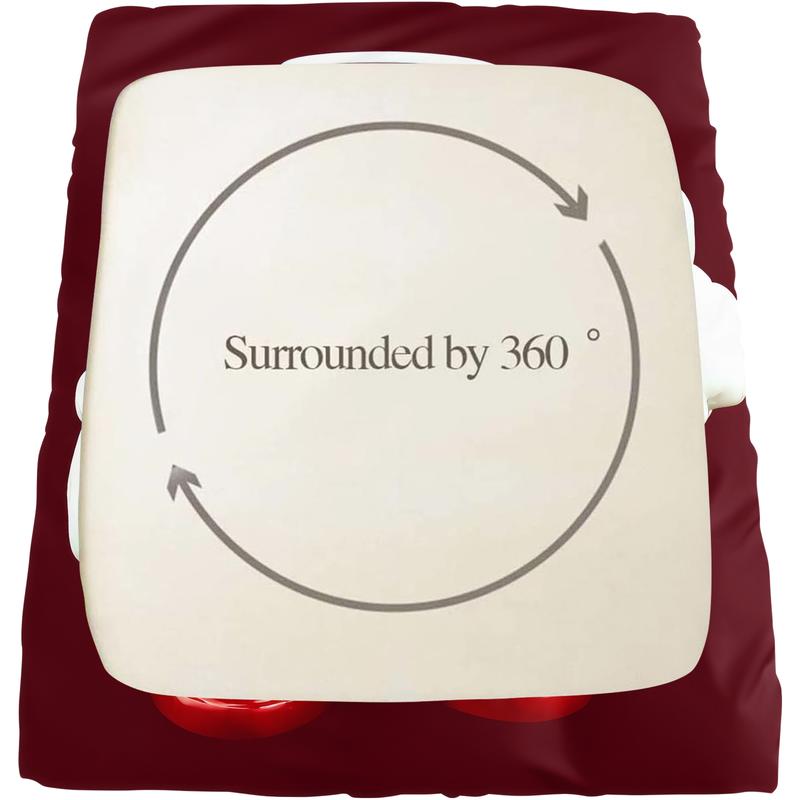 Dr Pepper Brand Theme Fitted Sheet Set, Red Humanoid Fun Drink Can, Soft Skin-Friendly Dustproof Anti-Wrinkle, Trendy Bedroom Decor for Brand Lovers, Include 1 Fitted Sheet & 2 Pillowcase without Core