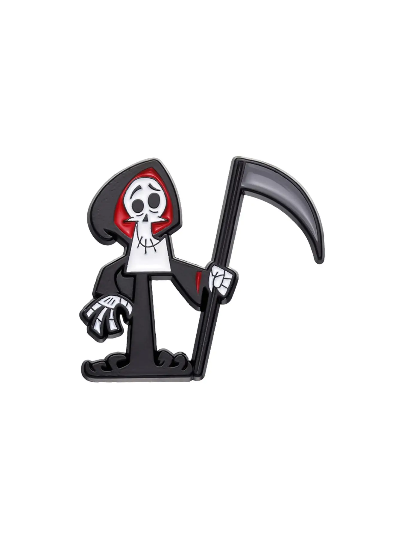 Punk Style Grim Reaper Design Brooch, Enamel Brooch Pin, Clip, Lapel Pin, Fashion Accessory, Fashion Clothes Accessories for Men & Women, Halloween