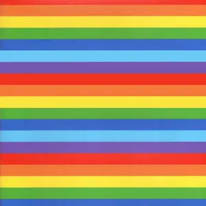 Rainbow Stripes Patterned Heat Transfer Vinyl (HTV)