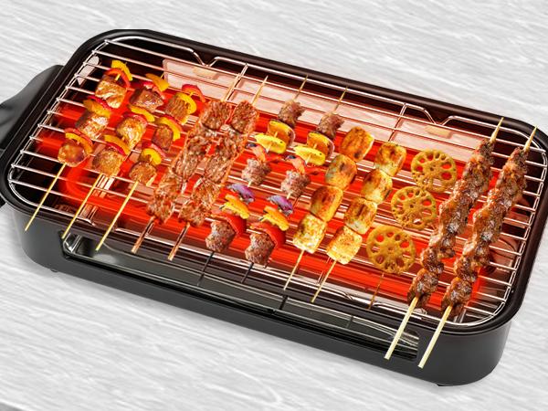 Pukomc Corded 2-in-1 Electric Indoor Nonstick Grill & Pan - 1800W Smokeless, Temperature Control, Removable Non-Stick Plate, Grill Net, Dishwasher Safe Compact Kitchen Appliance for Couples, Healthy Meals, Family Fun, Kitchen Supplies Pukomc Corded 2-in-1 Electric Indoor Nonstick Grill & Pan - 1800W Smokeless, Temperature Control, Removable Non-Stick Plate, Grill Net, Dishwasher Safe Compact Kitchen Appliance for Couples, Healthy Meals, Family Fun, Kitchen Supplies