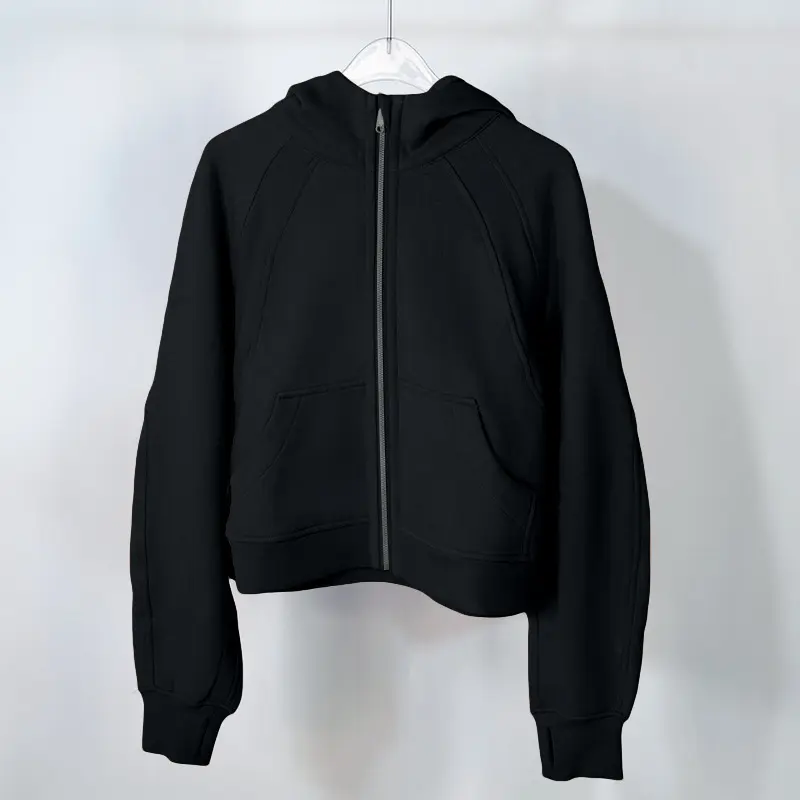 Black 034 fleece hoodie