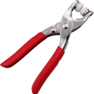 Multifunctional Five Claw Snap Fastener Installation Tool Set, Includes Pliers and 50 Sets of Clips, Durable Hand Press Clamp Kit