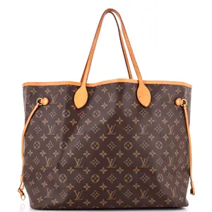 Pre-owned Louis Vuitton Canvas Coated Tote Bags REBAG Neverfull NM Tote Monogram Canvas GM by Rebag