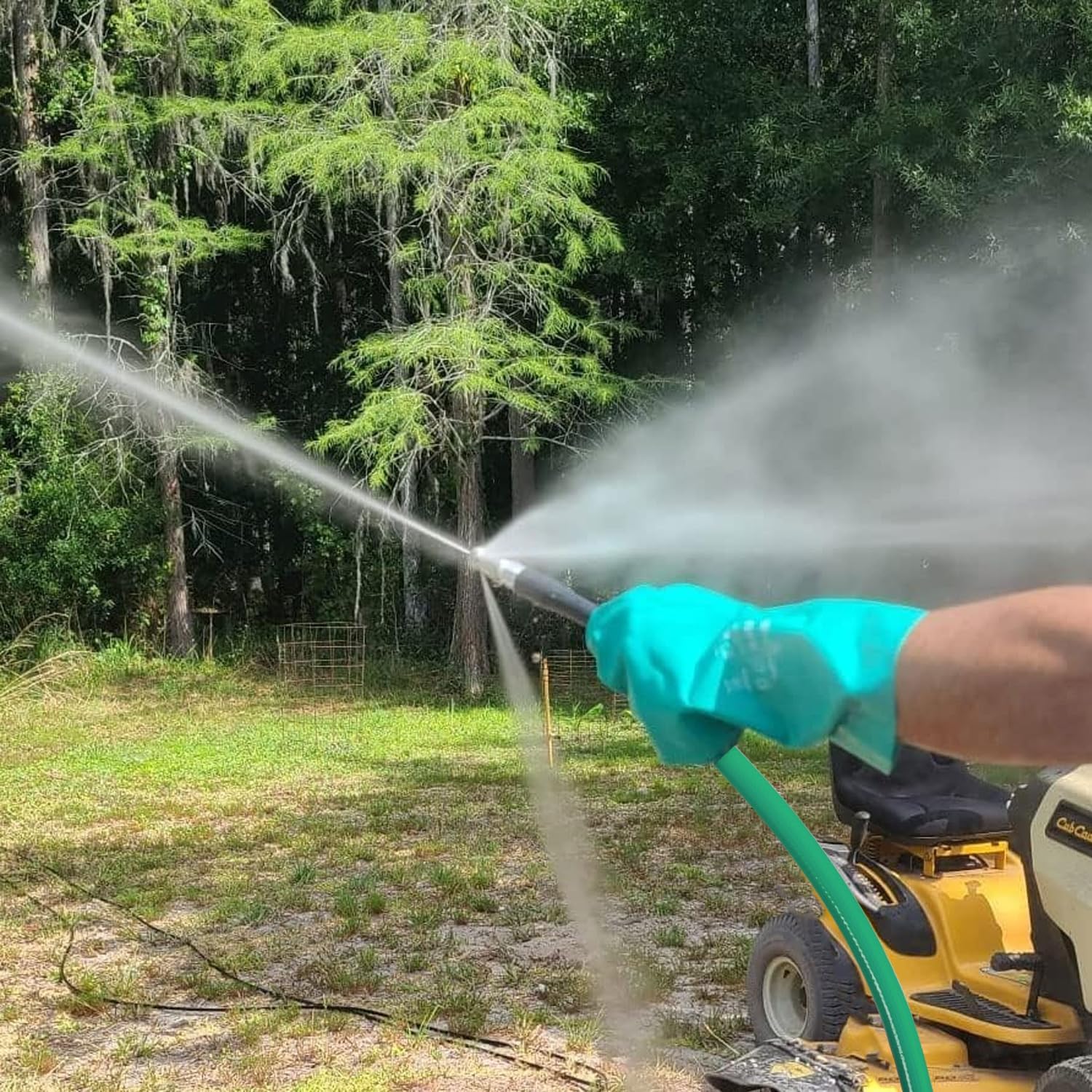 Hourleey Pressure Washer Hose 50/100 FT, 3600 PSI Flexible Kink Resistant Power Washer Hose Replacement, 1/4" Quick Connect Pressure Hose Extension, Green Hourleey Pressure Washer Hose 50/100 FT, 3600 PSI Flexible Kink Resistant Power Washer Hose Replacement, 1/4" Quick Connect Pressure Hose Extension, Green